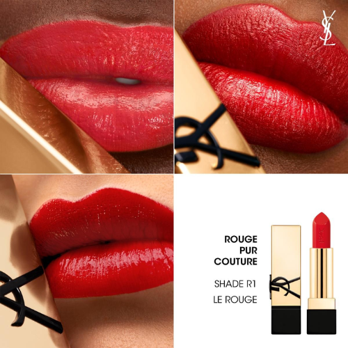 YSL ROUGE PUR COUTURE ROSSETTO SATINATO RED 01