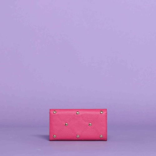 BORSA/PORTAFOGLIO GRANDE CON TRAMA "MIMI-MUA" Fuxia