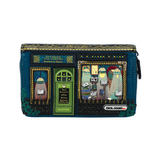 Portafoglio da Donna con Zip Between the Covers Bookbinders