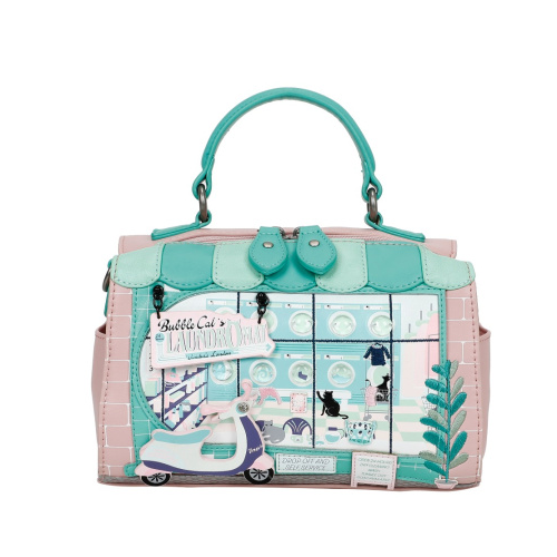 Bubble Cats Laundromat Hollis Bag