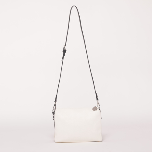 BORSA A TRACOLLA BICOLOR NERA