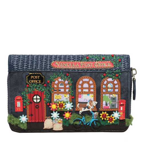 Portafoglio da Donna con Zip The Old Post Office - Navy Edition