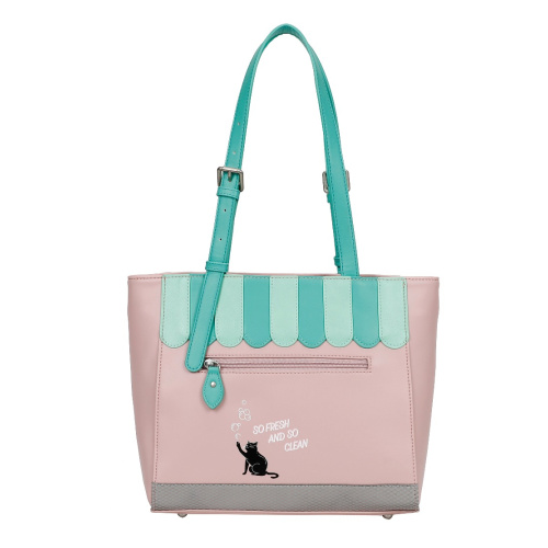 Bubble Cats Laundromat Shopper Bag