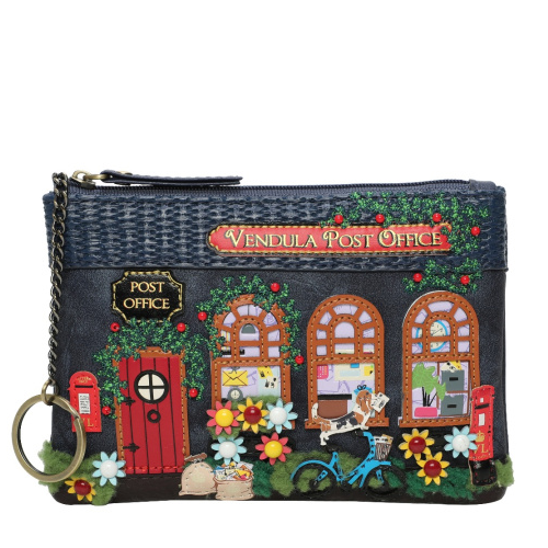 Portamonete Con Zip The Old Post Office - Navy Edition