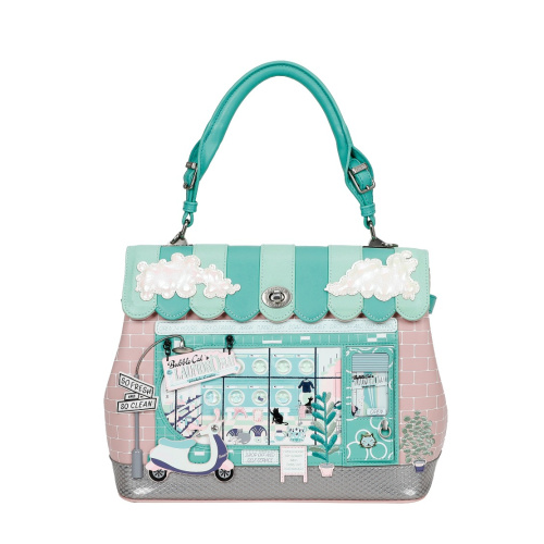 Bubble Cats Laundromat Grace Bag