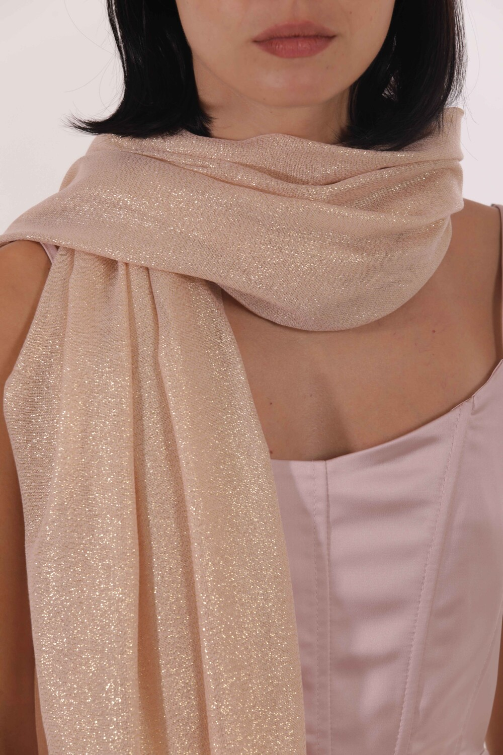 FOULARD CON LUREX (200X80 cm)