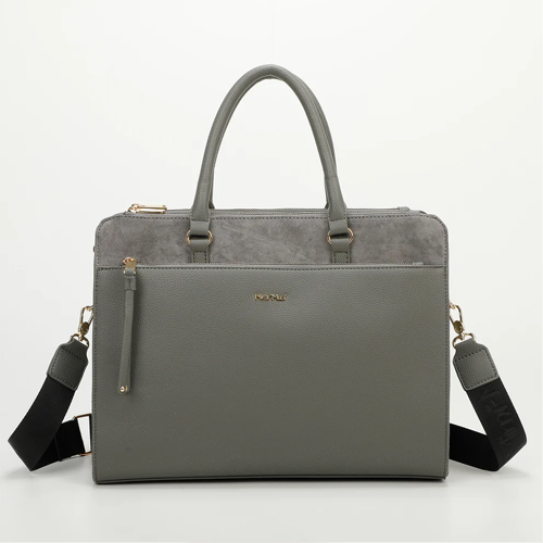 BORSA CARTELLA DA LAVORO - GRIGIO