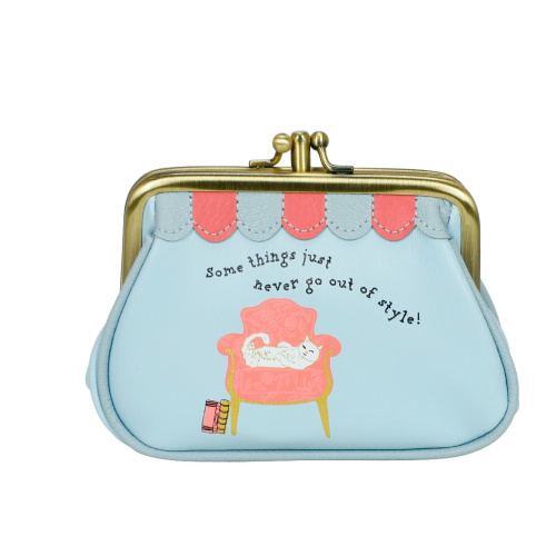 Vendula Vintage Rose Clipper Coin Purse
