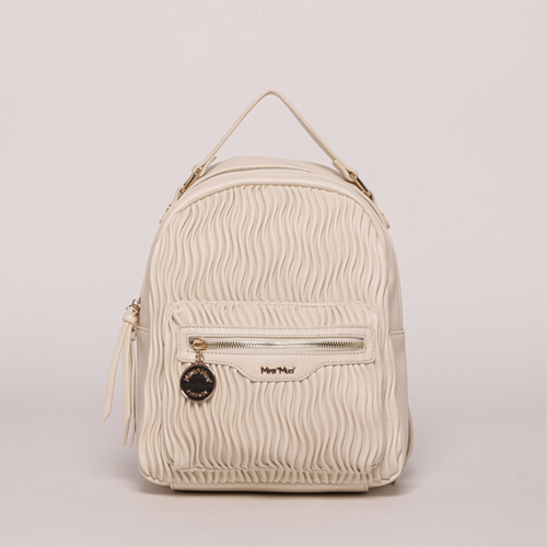 ZAINO EFFETTO ONDULATO PANNA