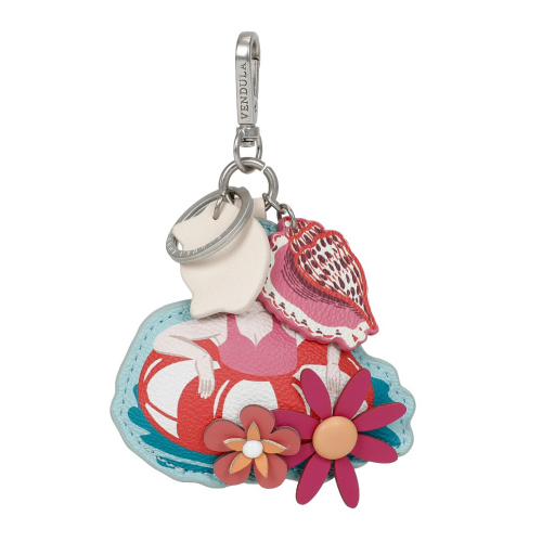 VENDULA SAND RUBBER RING KEY CHARM