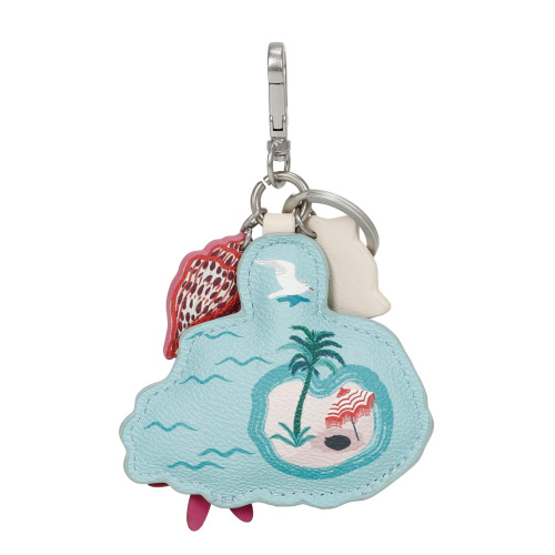 VENDULA SAND RUBBER RING KEY CHARM