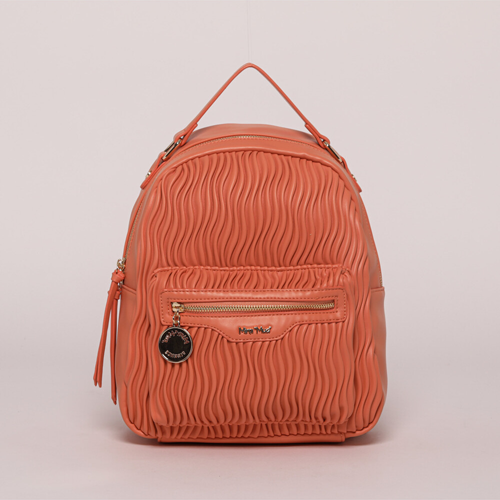 ZAINO EFFETTO ONDULATO ARANCIO