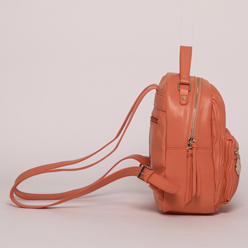 ZAINO EFFETTO ONDULATO ARANCIO