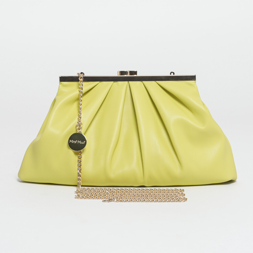 BORSA CLUTCH MORBIDA IN SIMILPELLE CEDRO