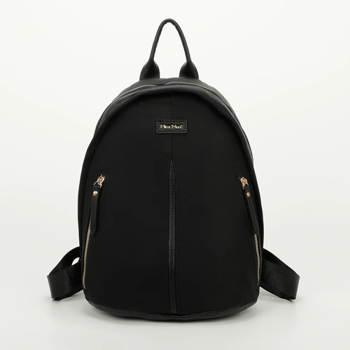 ZAINO IN NYLON MORBIDA - NERO