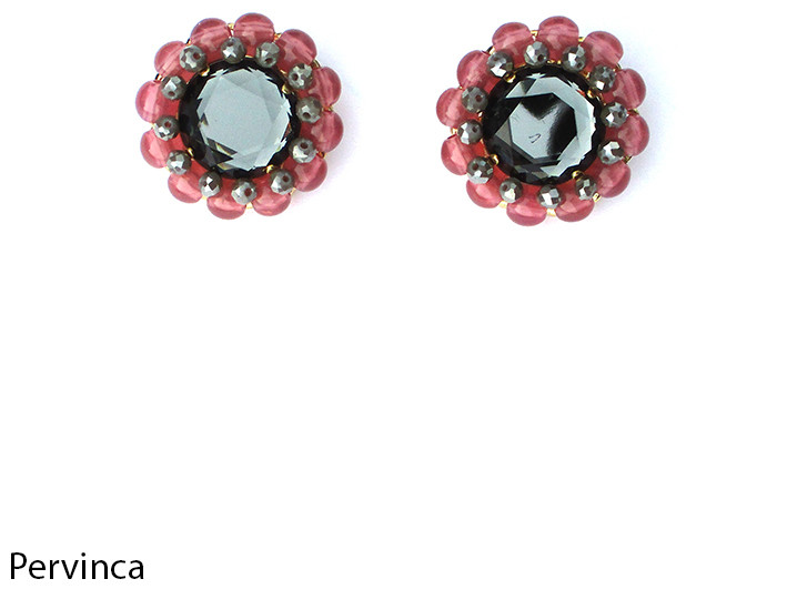 ORECCHINI PERVINCA CLIPS A FORMA DI FIORE ART.16083