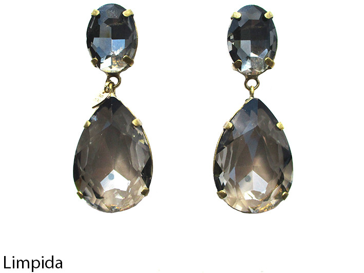 ORECCHINI LIMPIDA CON PENDENTE A GOCCIA ART.16103