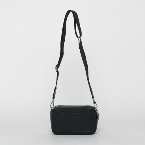 BORSA CON TRACOLLA IN TESSUTO NERO