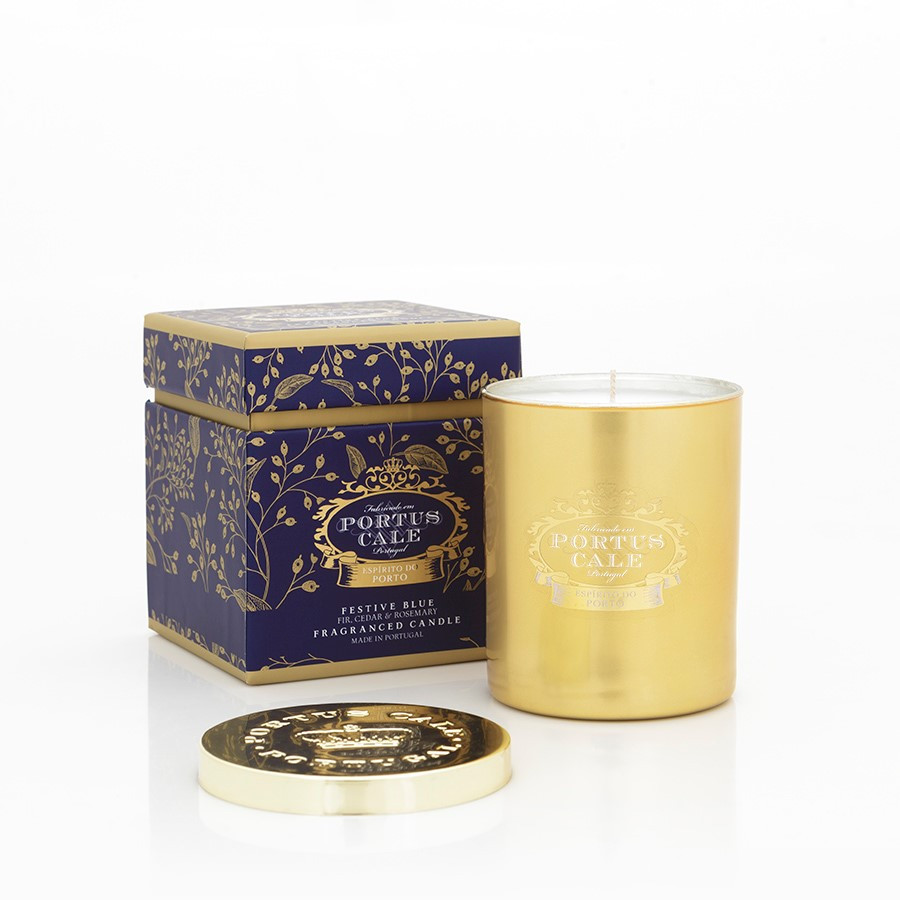 PORTUS CALE FESTIVE BLUE CANDELA