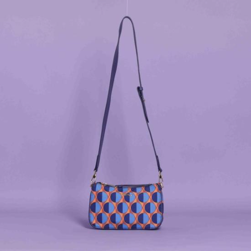 BORSA A TRACOLLA FANTASIA Arancio/Blu