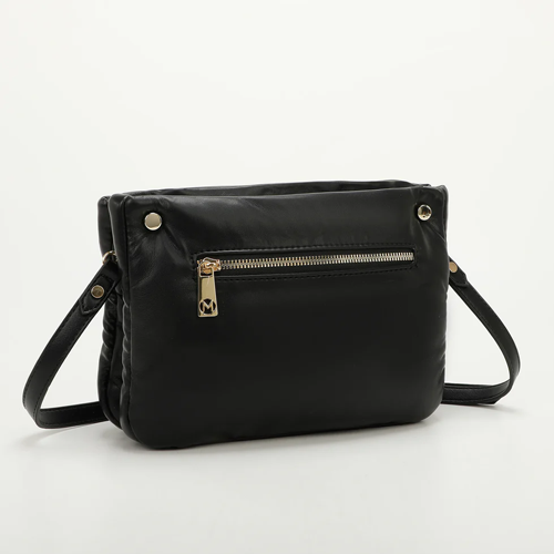 BORSA A TRACOLLA PUFF – NERO