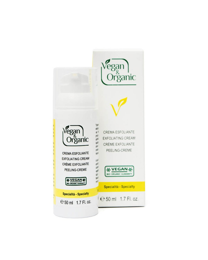 crema esfoliante vegana