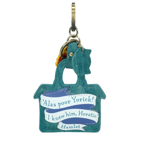 SHAKESPEARE'S THEATRE HAMLET KEY CHARM