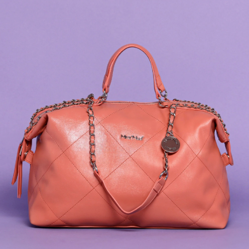 BORSA BOWLING TRAPUNTATA - Salmone