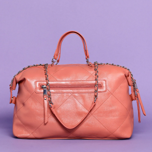 BORSA BOWLING TRAPUNTATA - Salmone