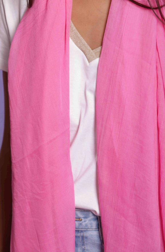 FOULARD TINTA UNITA - Fuxia