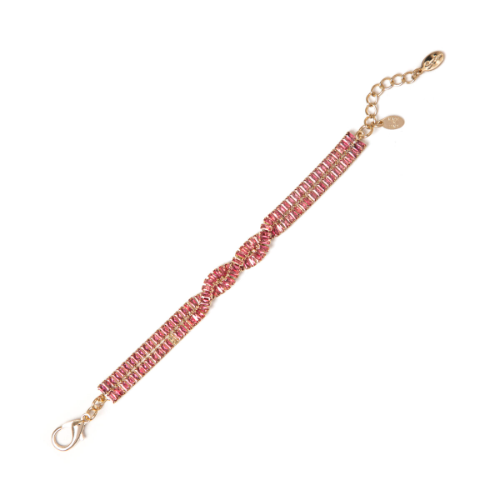 Bracciale A Due Fili Cometa Rosa