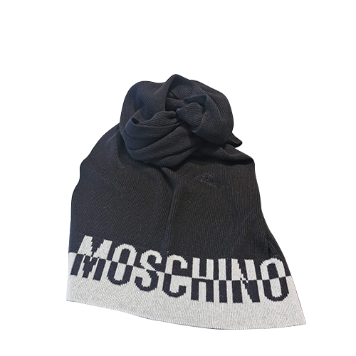 SCIARPA LANA NERO 50X180cm