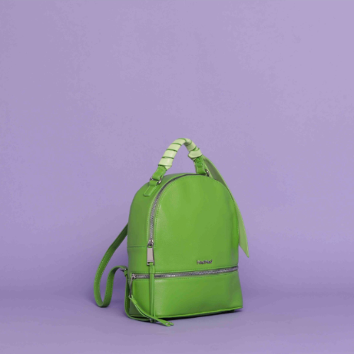 ZAINO CON DETTAGLIO FIOCCO - Verde Prato