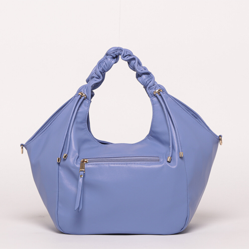 BORSA HOBO BRACCIO CON ARRICCIO SU MANICO DENIM