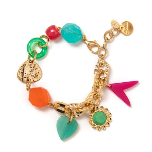 Bracciale Catena E Ciondolini Flox 