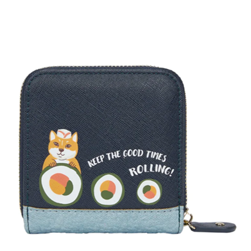Vendula Sushi - Blue Edition Square Wallet