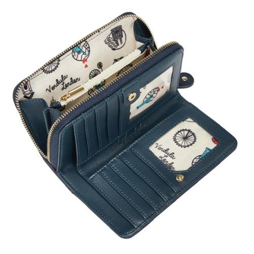 Vendula Sushi - Blue Edition Medium Ziparound Wallet