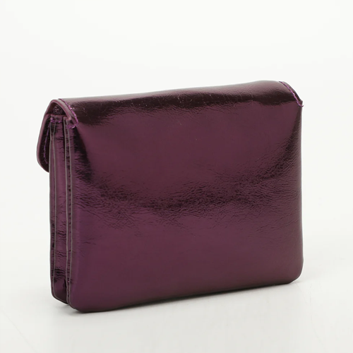 PORTACARTE PICCOLO CON PATTA - VIOLA