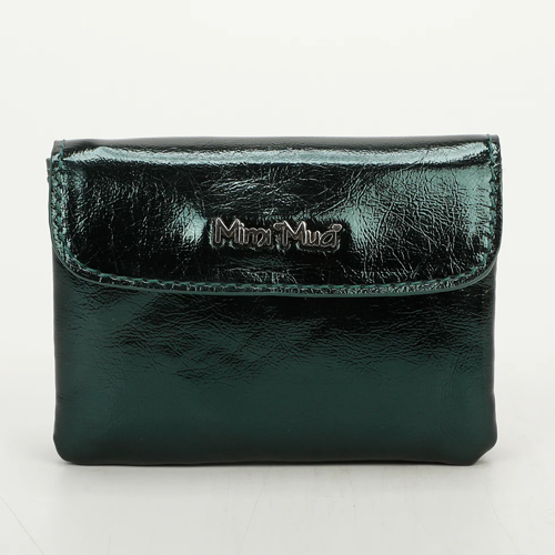 PORTACARTE PICCOLO CON PATTA – VERDE MALACHITE