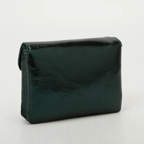 PORTACARTE PICCOLO CON PATTA – VERDE MALACHITE