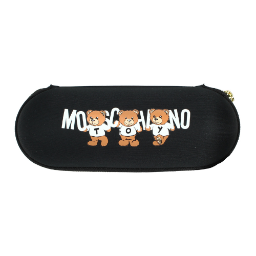 Ombrello Moschino supermini "Bears with Logo" – nero