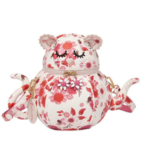Perfectly Pink Afternoon Tea Bus Kitty Teapot