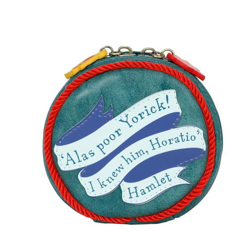 SHAKESPEARE'S THEATRE HAMLET ROUND COIN PURSE