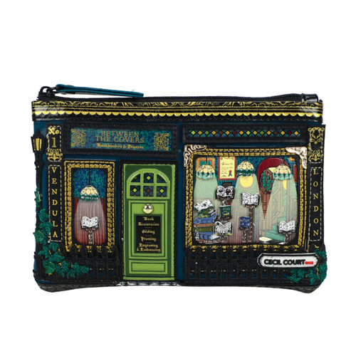 Portamonete Con Zip Between the Covers Bookbinders