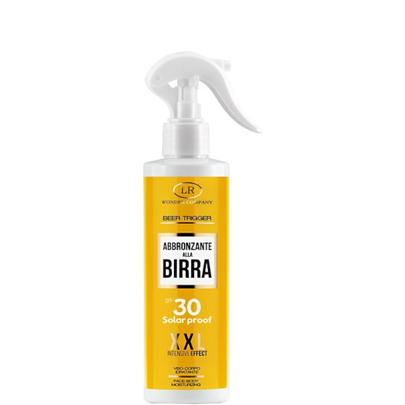 BEER TRIGGER - ABBRONZANTE ALLA BIRRA VISO/CORPO SPF 30 SPRAY 150ML