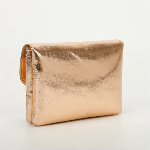 PORTACARTE CON PATTA - ORO