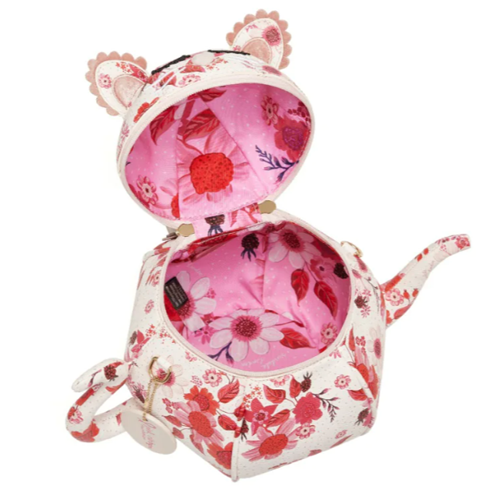 Perfectly Pink Afternoon Tea Bus Kitty Teapot