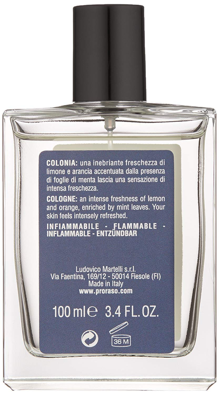 PRORASO EAU DE COLOGNE AZUR LIME 100 ML 