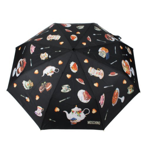 Ombrello Moschino mini aoc  Cups  - nero