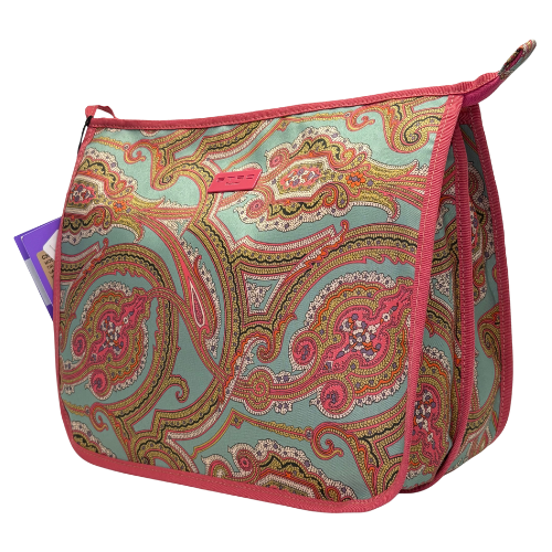 TROUSSE CON DIVISORIO FUCSIA